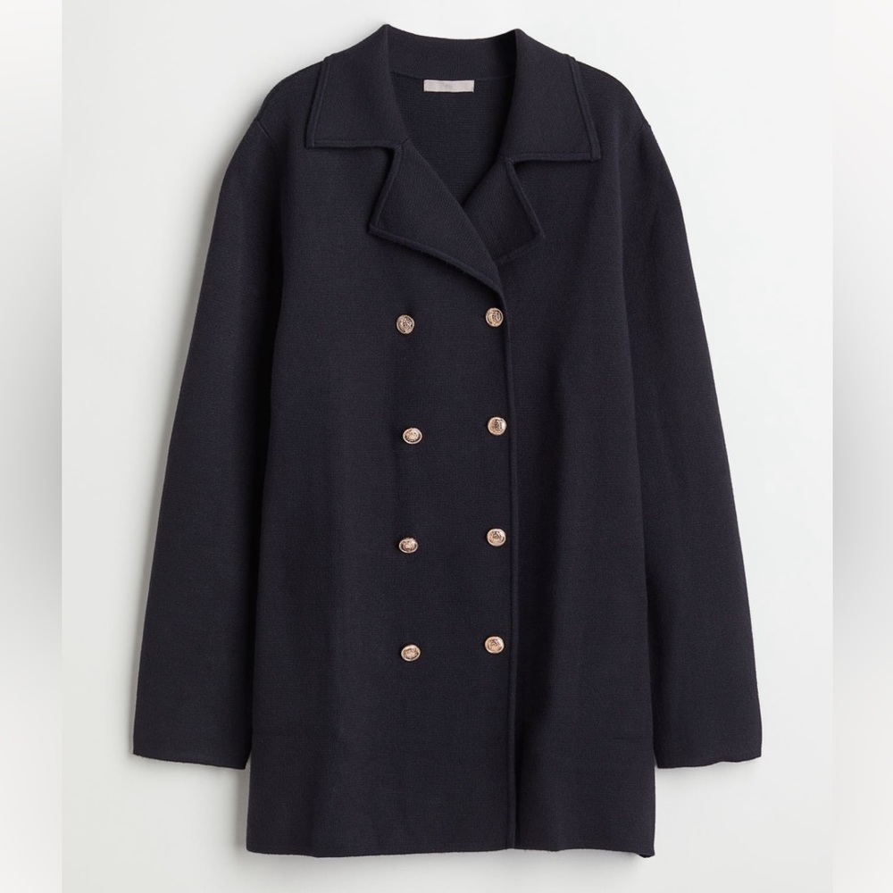 H&M Double-breasted Cardigan